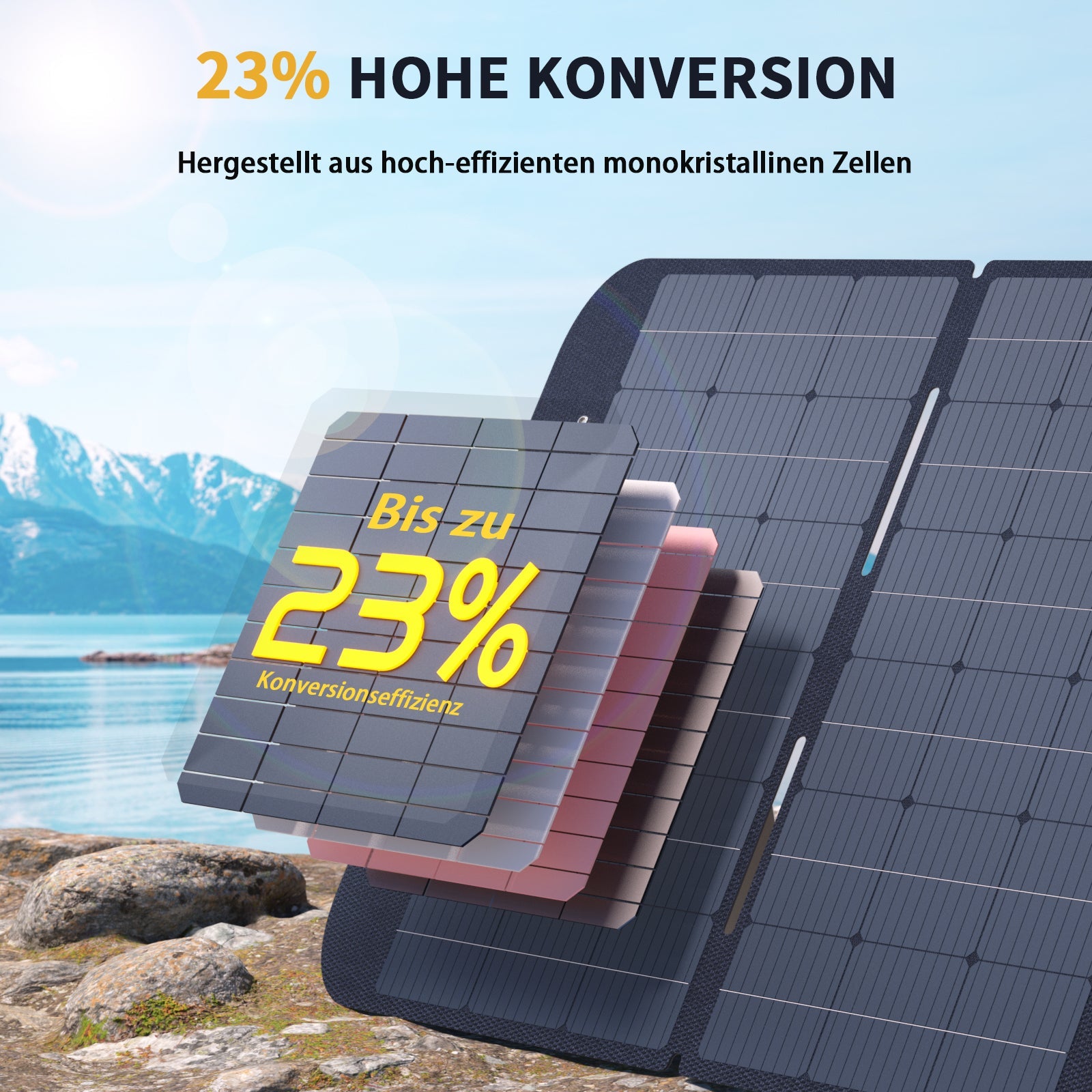 Panneau solaire portable pliable VTOMAN 220W Pro