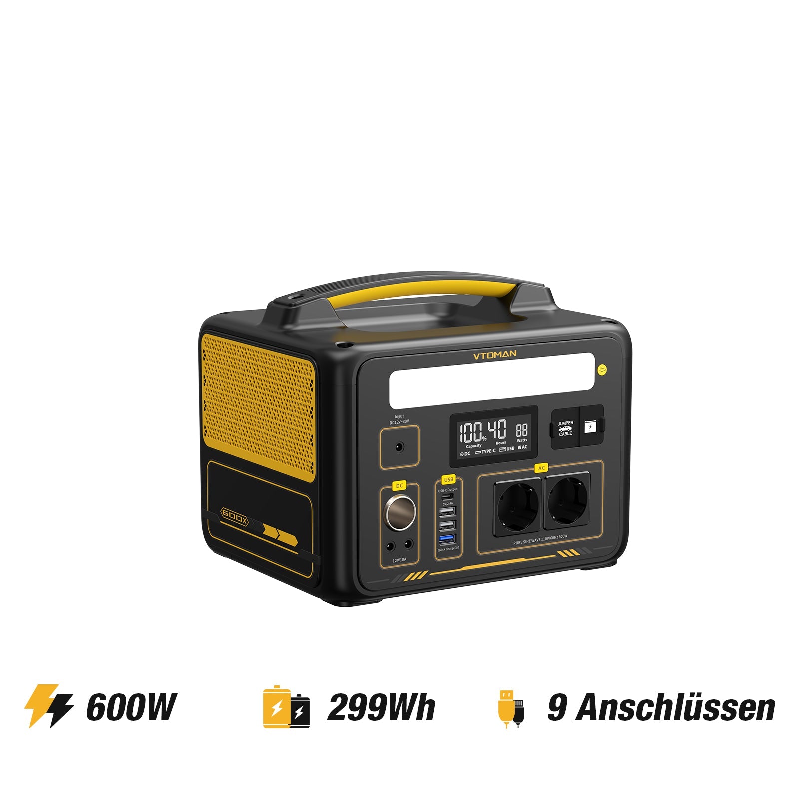 Générateur solaire Jump 600W/939Wh 110W
