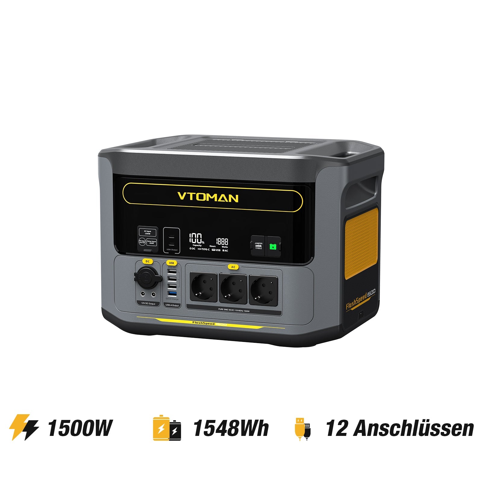 Pack FlashSpeed 1500 + batterie supplémentaire 1548Wh