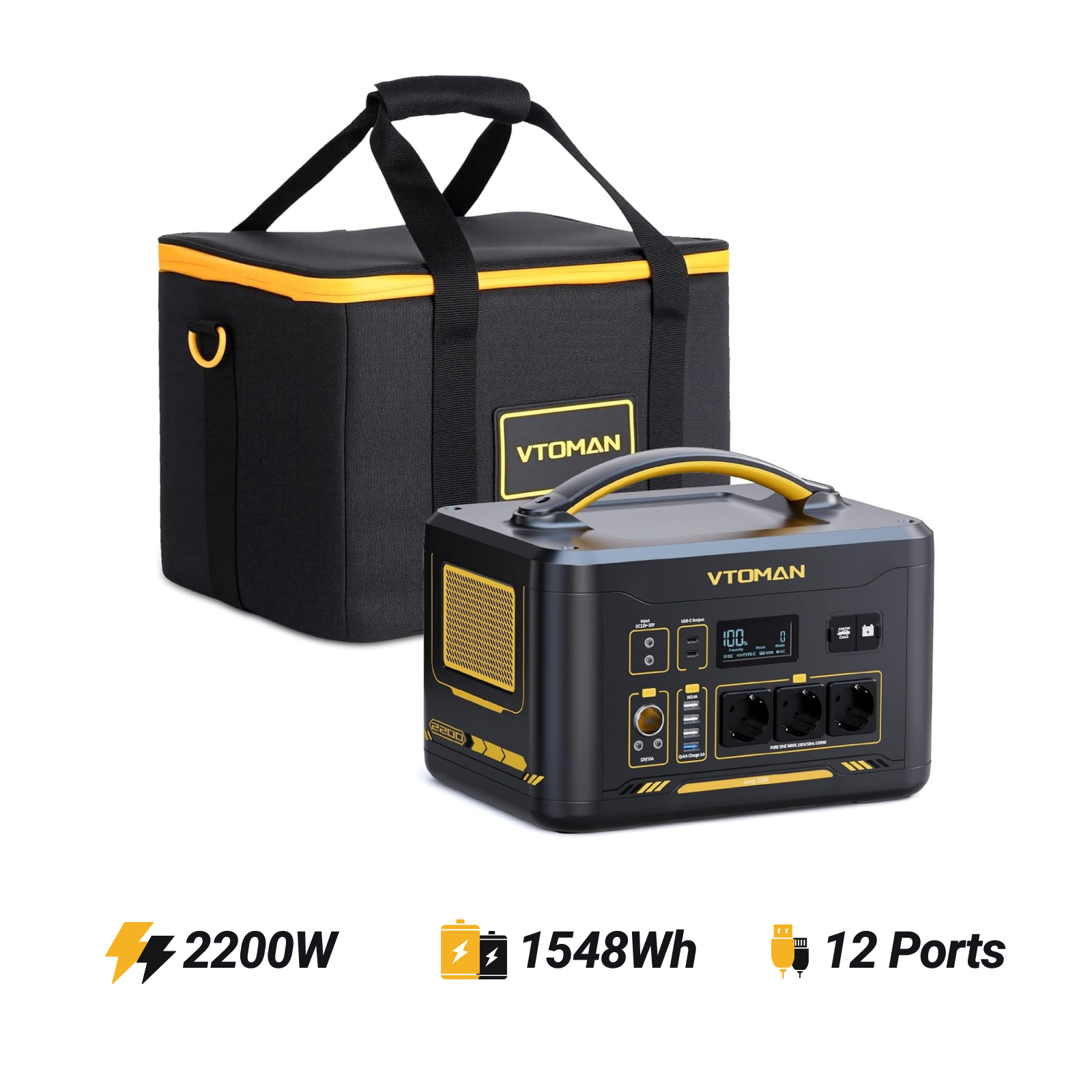 Station électrique portable VTOMAN Jump 2200