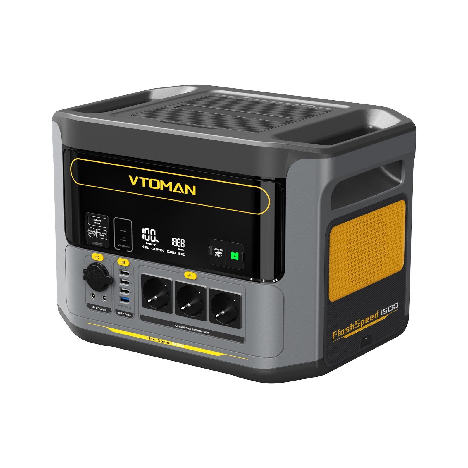 Station électrique portable VTOMAN FlashSpeed 1500
