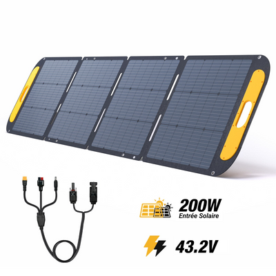 Panneau solaire portable pliable VTOMAN 200W Pro