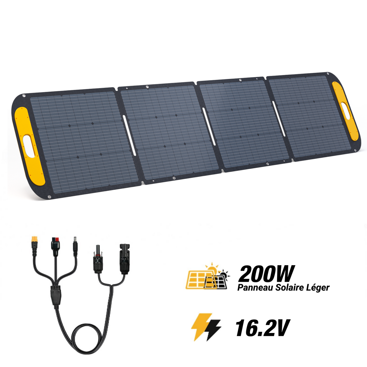 Panneau solaire pliable et léger VTOMAN 200 W