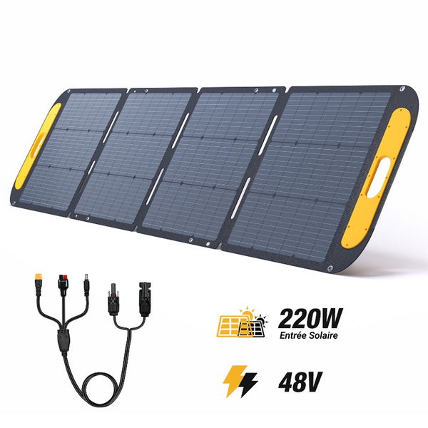 Panneau solaire portable pliable VTOMAN 220W Pro