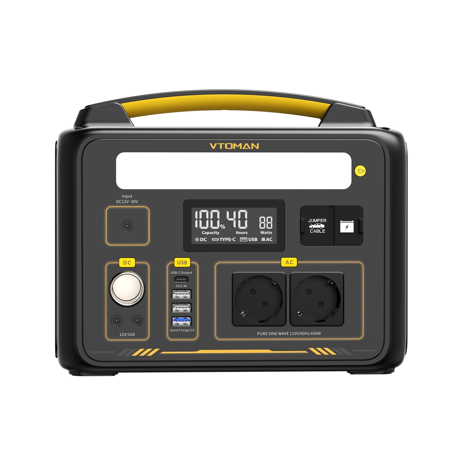 Générateur solaire Jump 600W/939Wh 110W