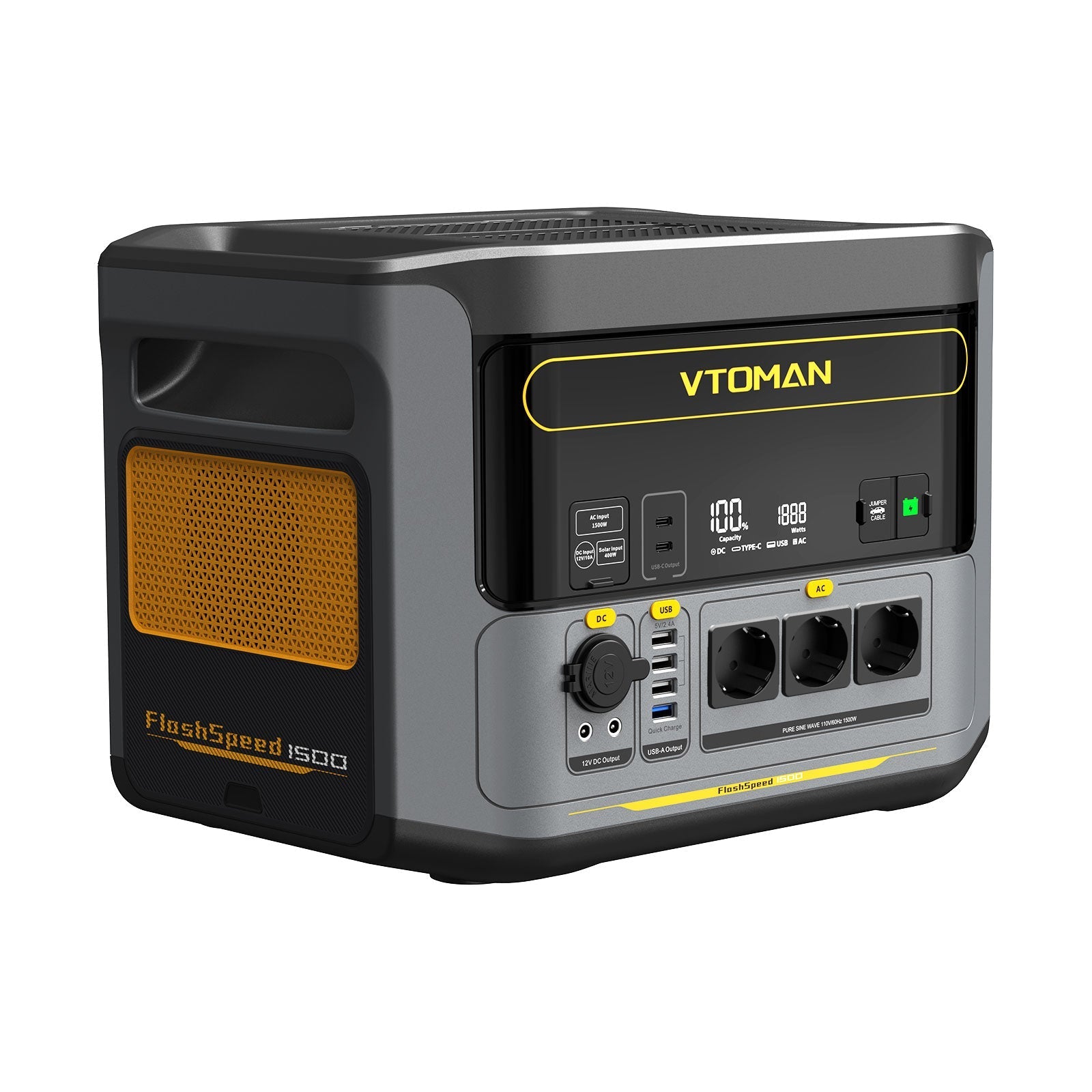 Station électrique portable VTOMAN FlashSpeed 1500