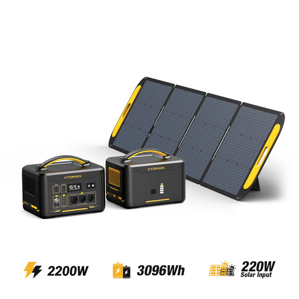 Générateur solaire Jump 2200W/3096Wh 220W