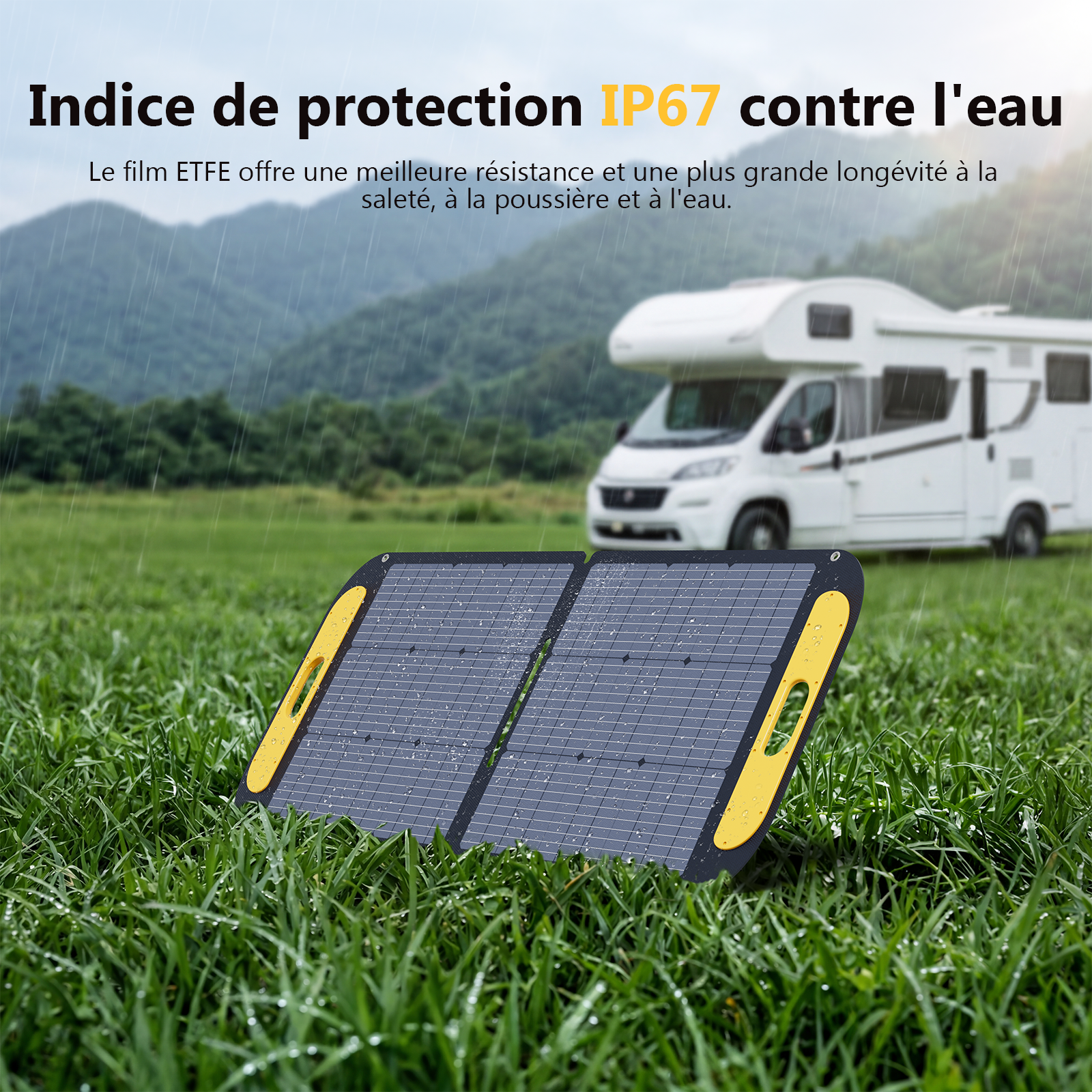 Panneau solaire pliable et léger VTOMAN 110 W