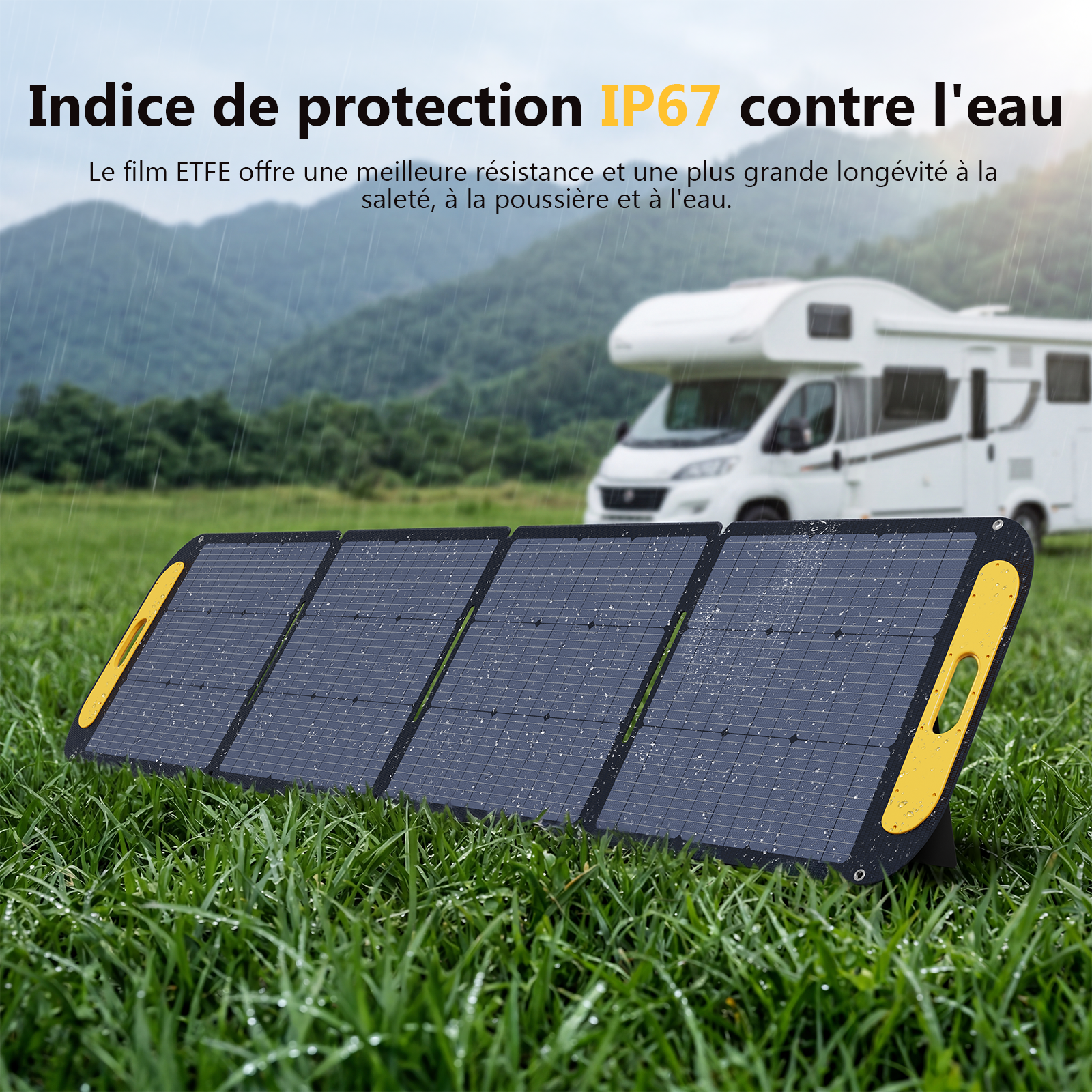 Panneau solaire pliable et léger VTOMAN 200 W