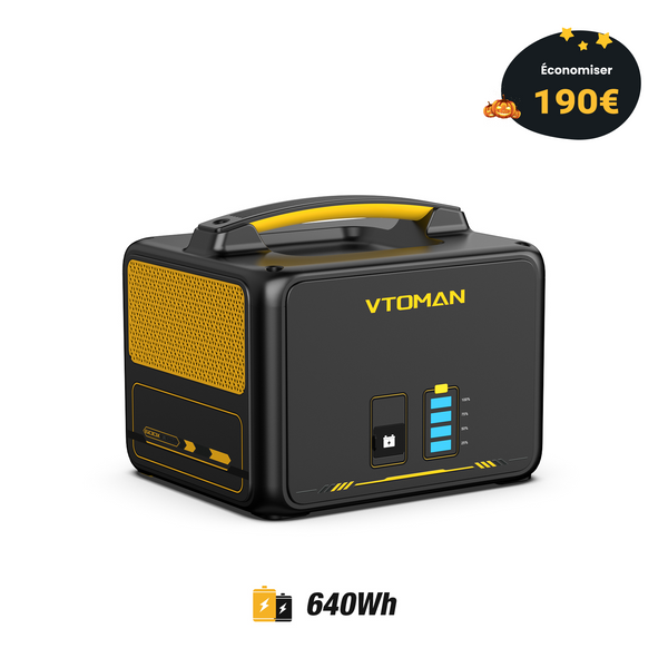 Batterie supplémentaire VTOMAN 640 Wh pour Jump 600X