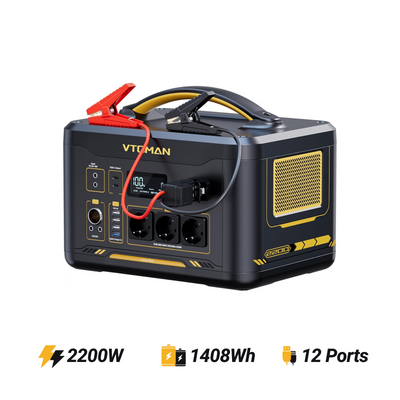 VTOMAN Jump 2200 Station Électrique Portable 1408Wh (Nouvelle version)