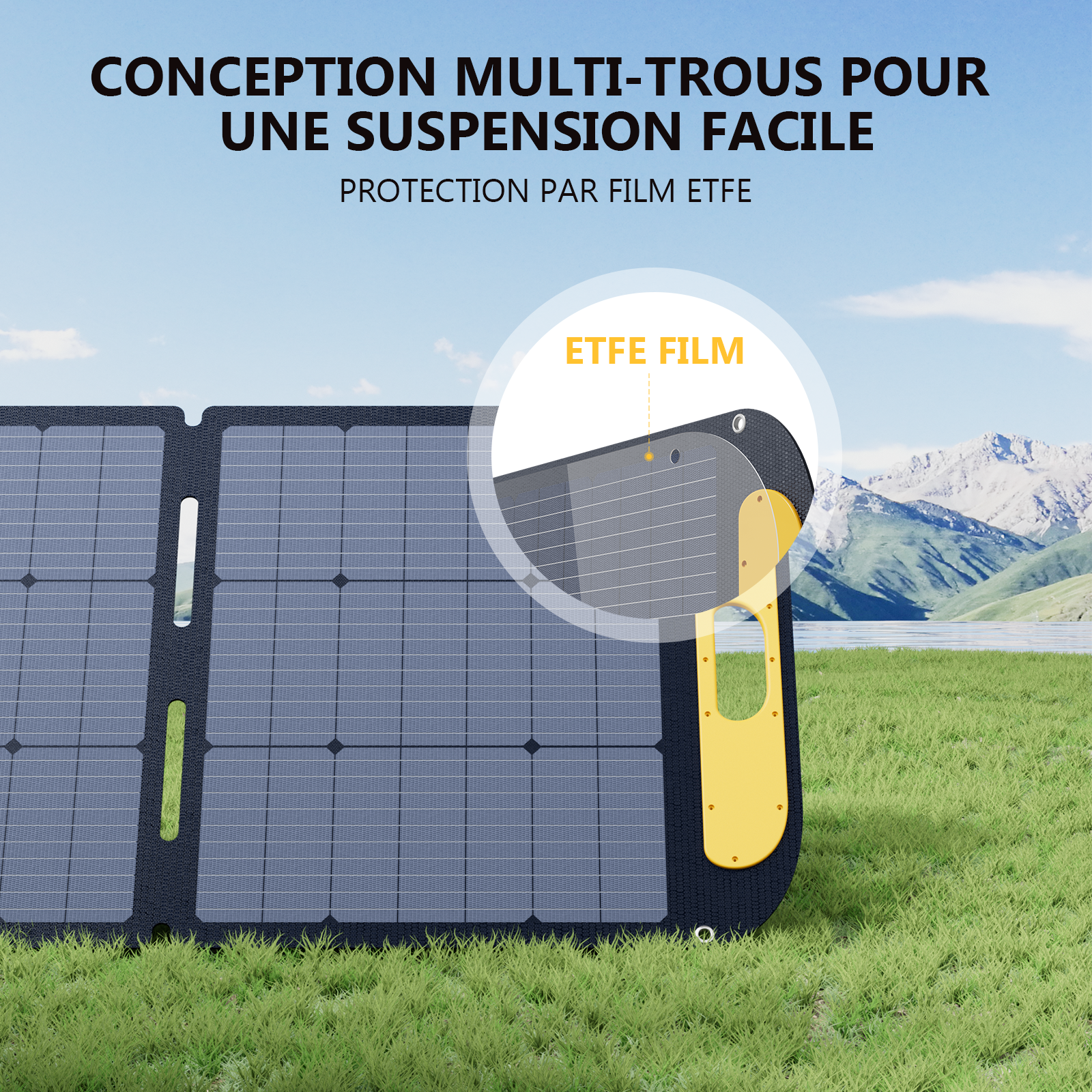 Panneau solaire pliable et léger VTOMAN 200 W