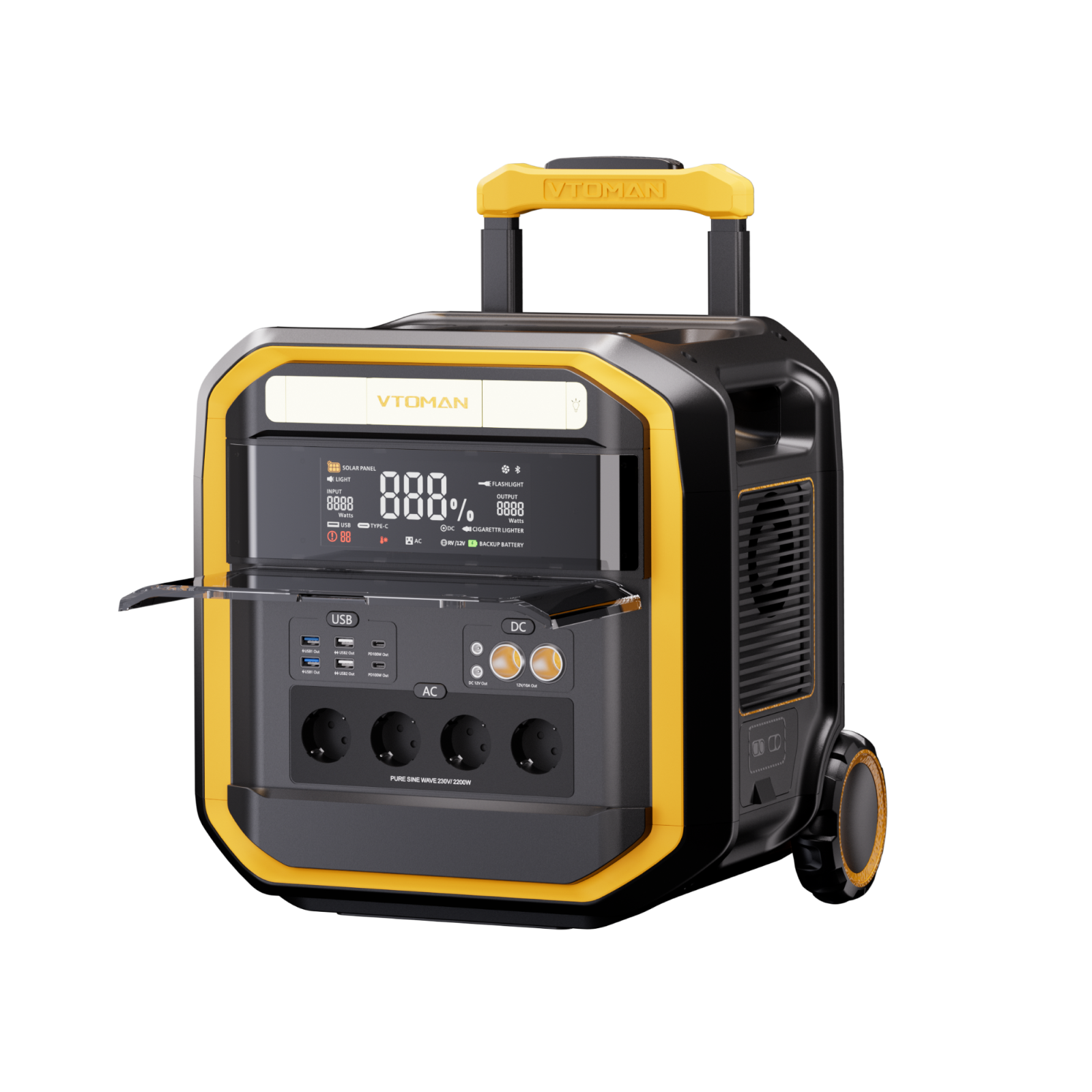Station Électrique Portable VTOMAN FlashSpeed Pro 3600/3096Wh 400W