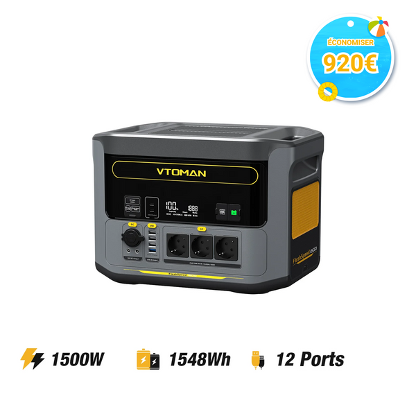 Station électrique portable VTOMAN FlashSpeed 1500