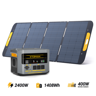 Station Électrique Portable VTOMAN FlashSpeed 2400/1408Wh 400W