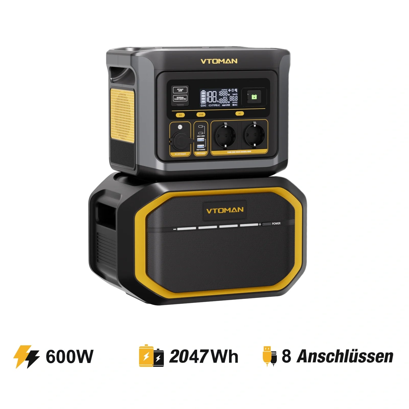 Station électrique portable VTOMAN FlashSpeed 600