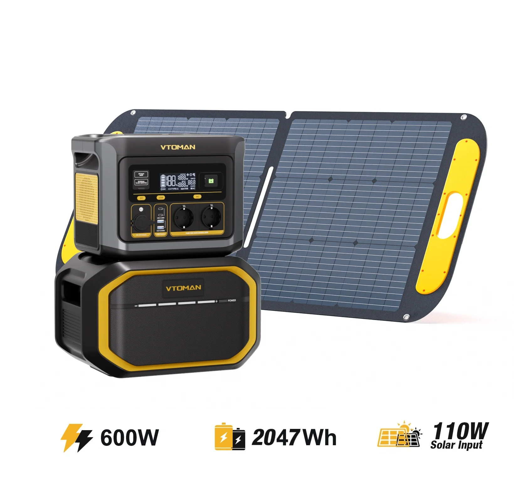Station électrique portable VTOMAN FlashSpeed 600