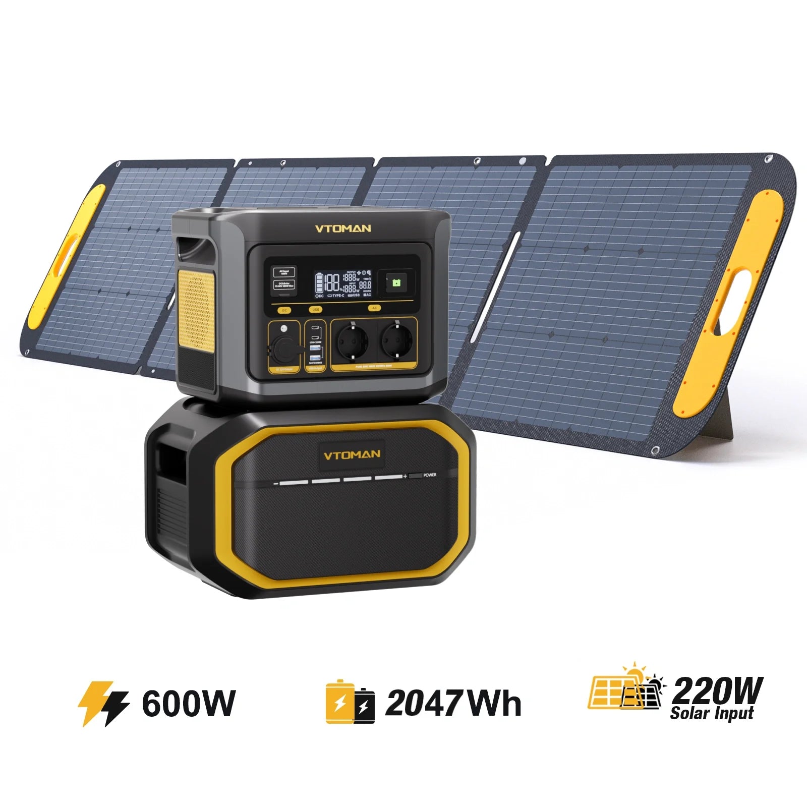 Station électrique portable VTOMAN FlashSpeed 600