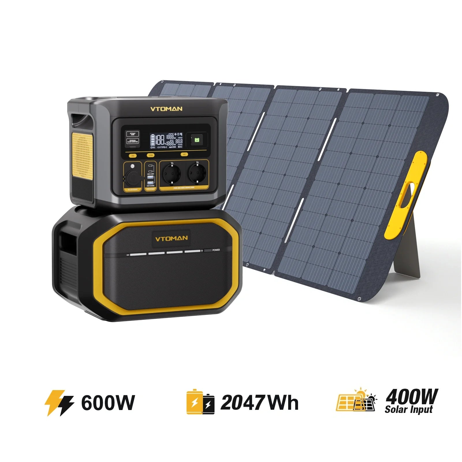 Station électrique portable VTOMAN FlashSpeed 600