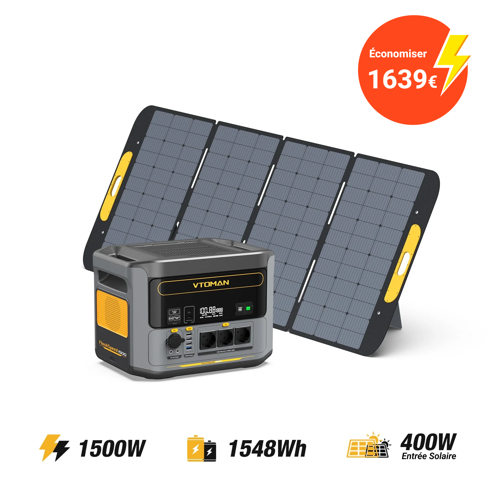 VTOMAN FlashSpeed ​​1500 Portable Power Station