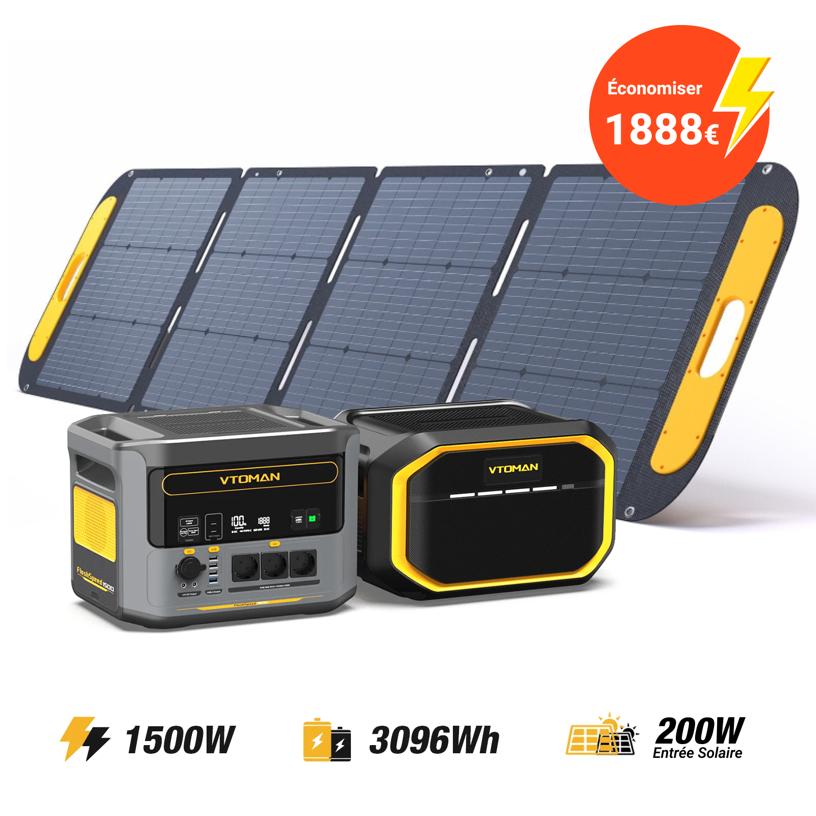 VTOMAN FlashSpeed ​​1500 Portable Power Station