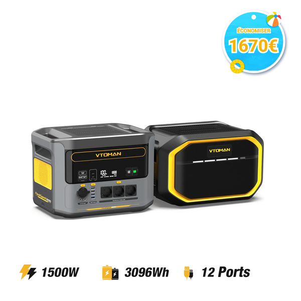 VTOMAN FlashSpeed 1500 avec batterie de 1548 Wh
