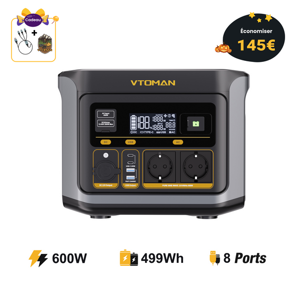 Station électrique portable VTOMAN FlashSpeed 600