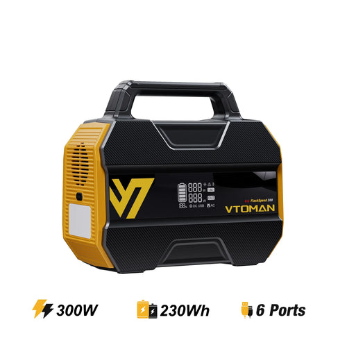 Station électrique portable VTOMAN FlashSpeed 300 avec LIFEBMS™