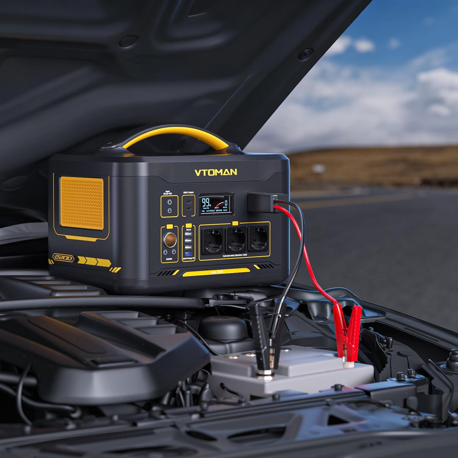 VTOMAN Jump 2200 Station Électrique Portable 1408Wh