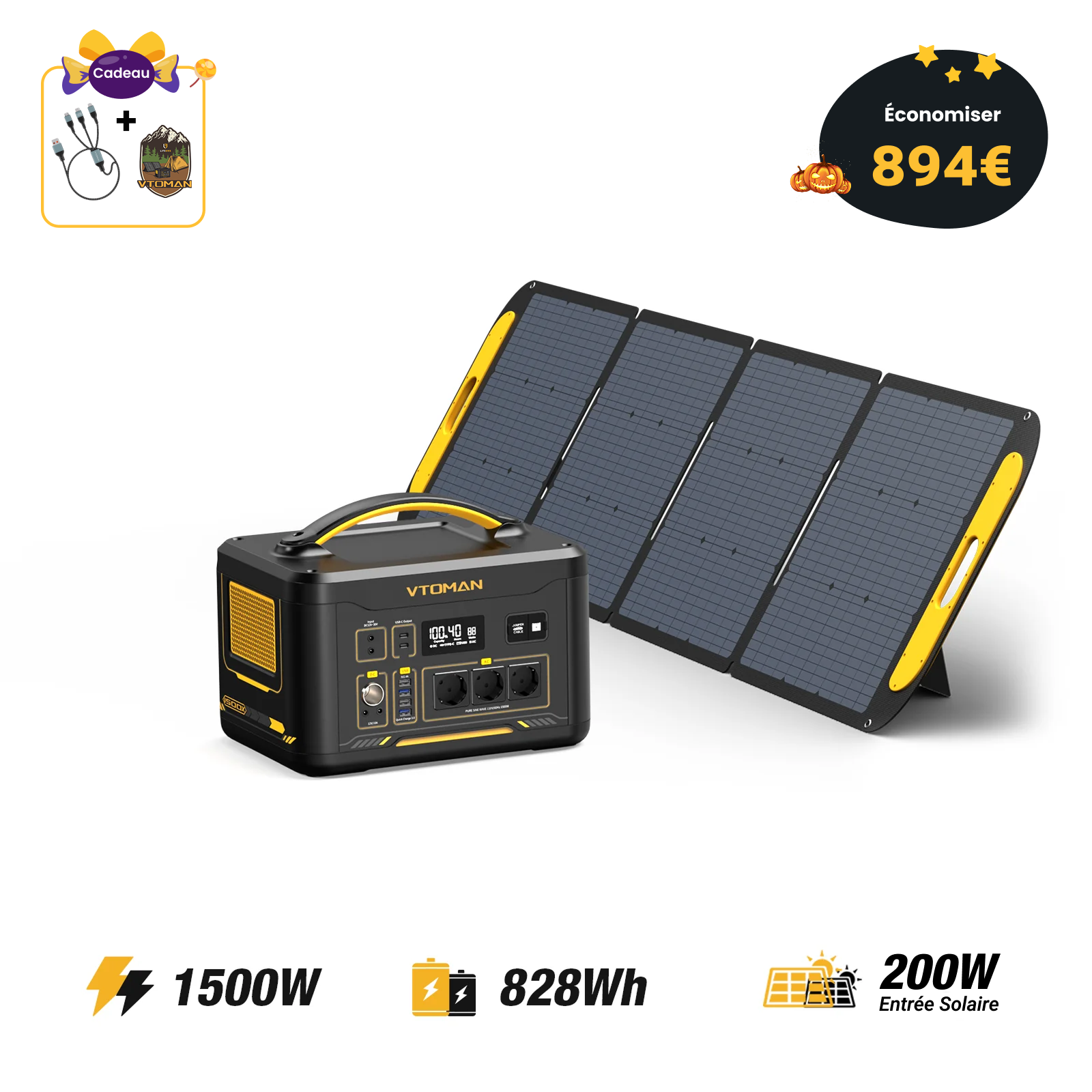 Station électrique portable VTOMAN Jump 1500X