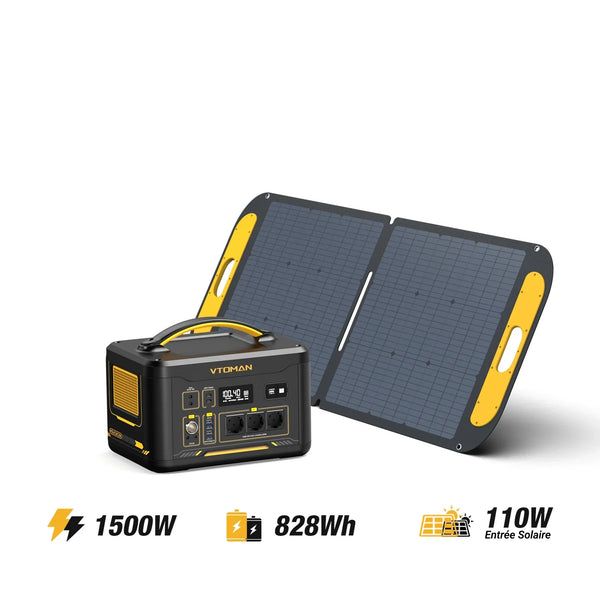 VTOMAN Jump 1500X/828Wh 200W Solar Generator