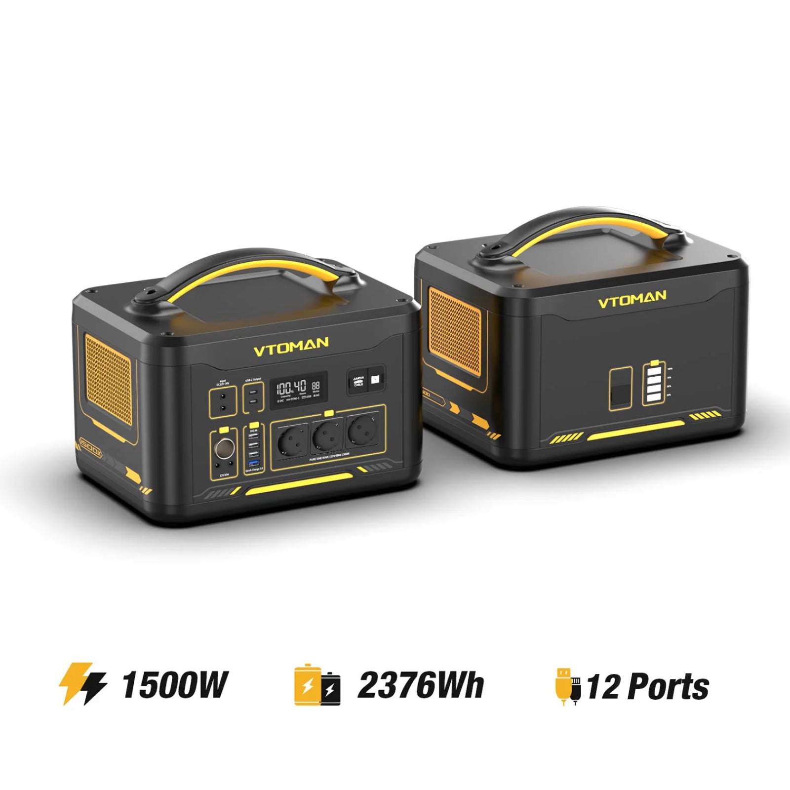 VTOMAN Jump 1500X avec batterie de 1548 Wh