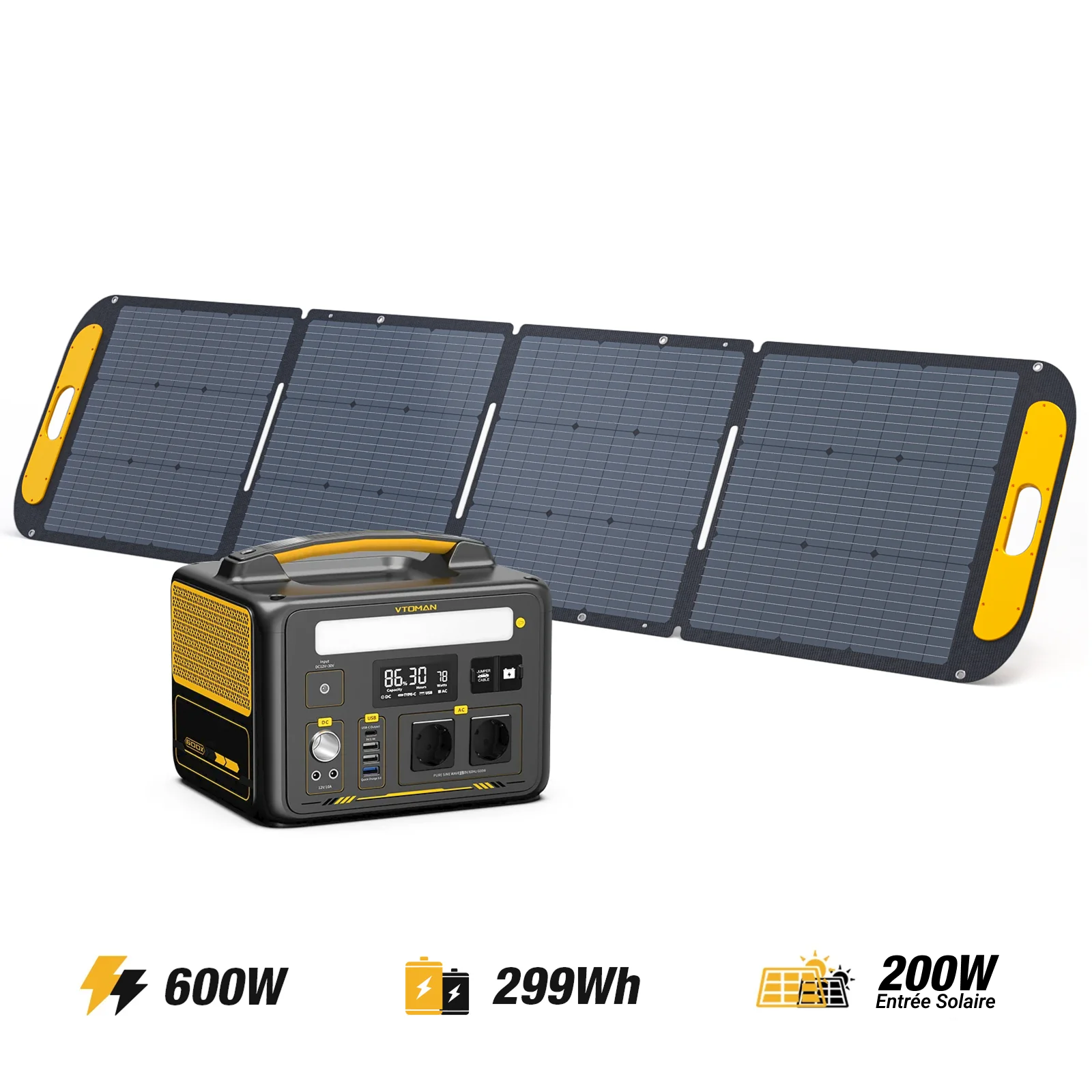 Station électrique portable VTOMAN Jump 600X