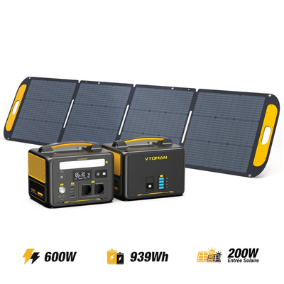 Générateur solaire VTOMAN Jump 600X/939Wh 200W