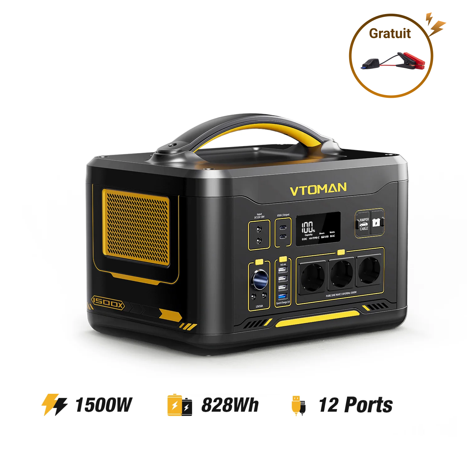 Station électrique portable VTOMAN Jump 1500X