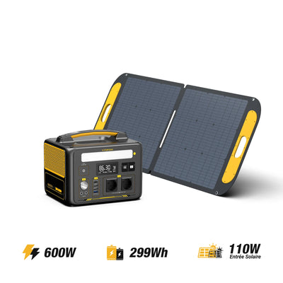 Générateur solaire VTOMAN Jump 600X/299Wh 110W