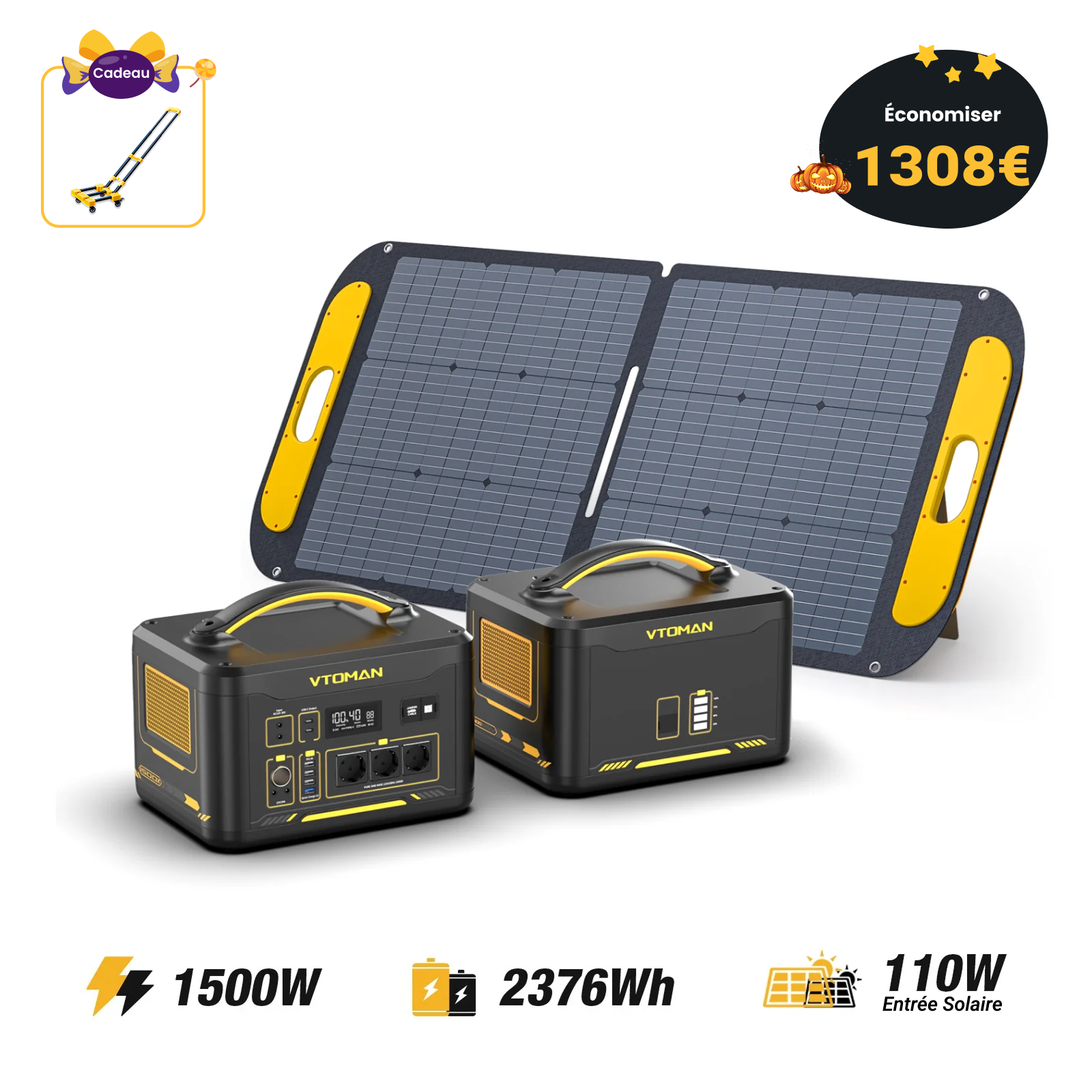 Station électrique portable VTOMAN Jump 1500X