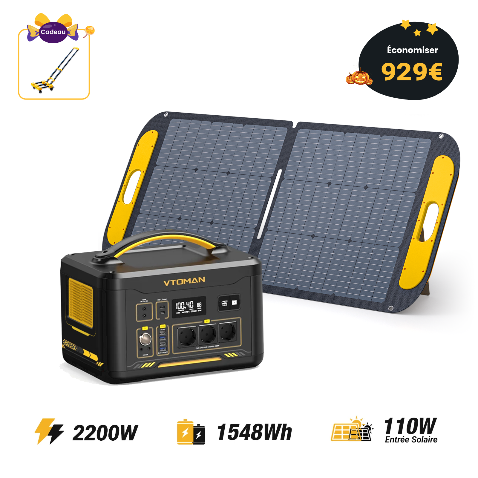 Station électrique portable VTOMAN Jump 2200