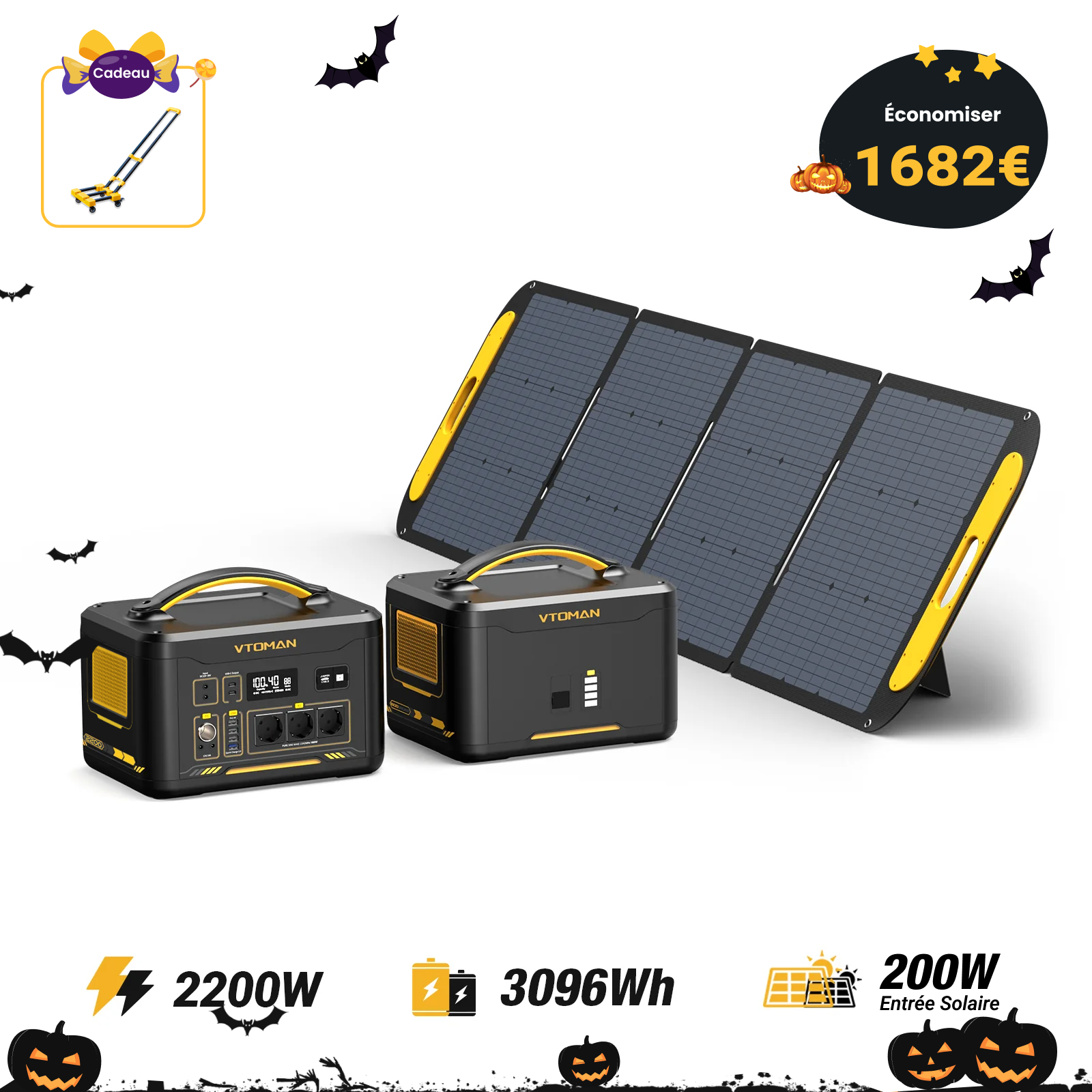 Station électrique portable VTOMAN Jump 2200
