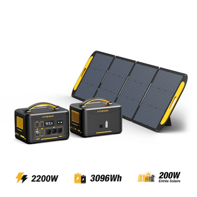Générateur solaire VTOMAN Jump 2200/3096Wh 200W