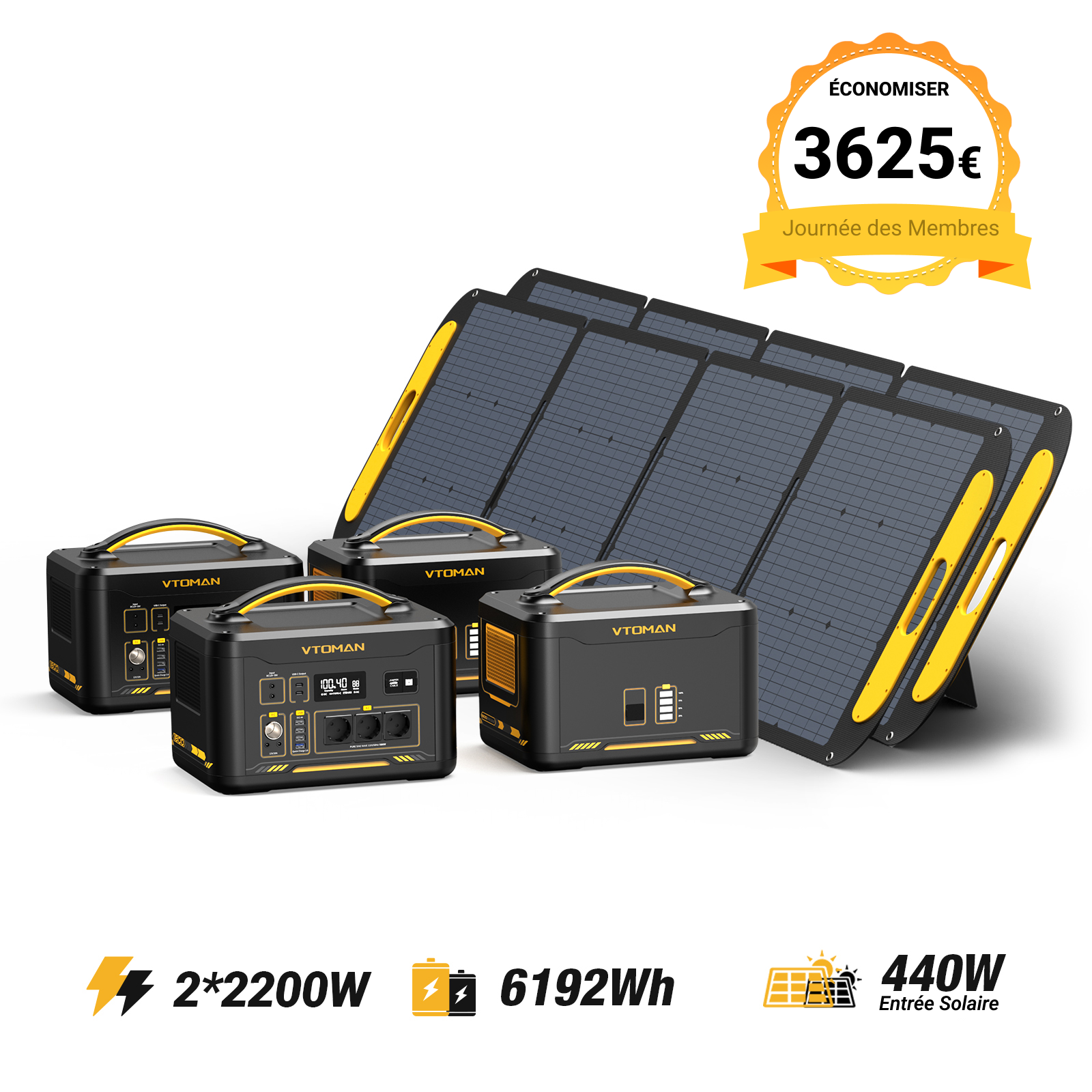 Station électrique portable VTOMAN Jump 2200