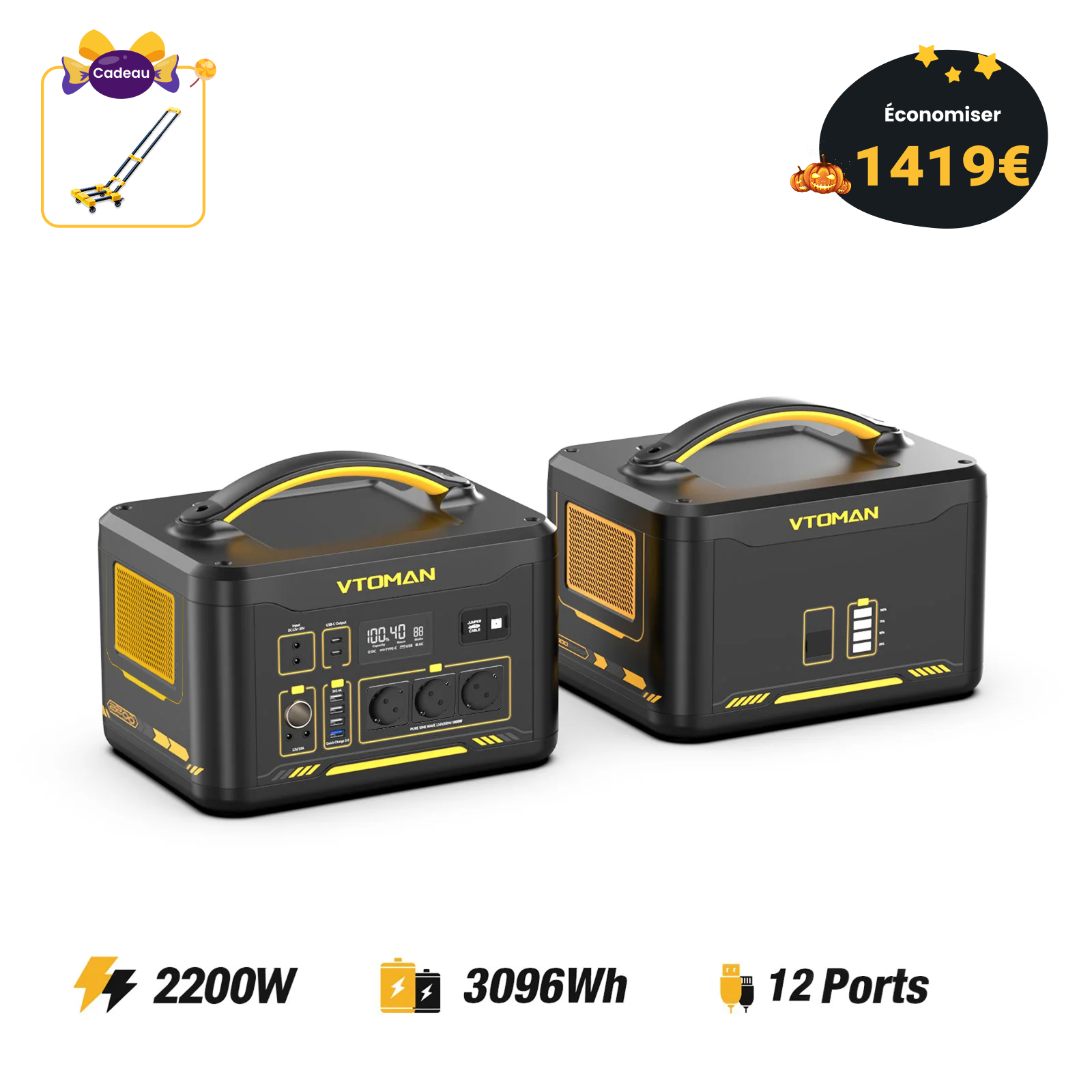 Station électrique portable VTOMAN Jump 2200