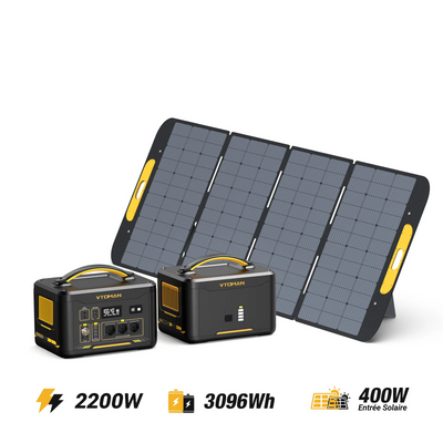 Générateur solaire VTOMAN Jump 2200/3096Wh 400W