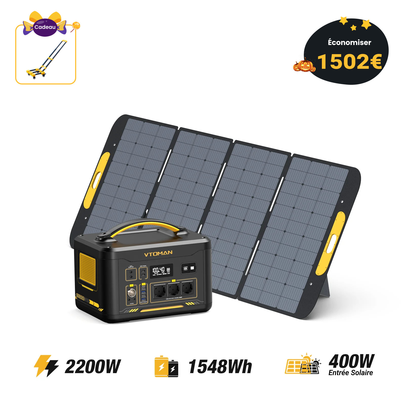 Station électrique portable VTOMAN Jump 2200