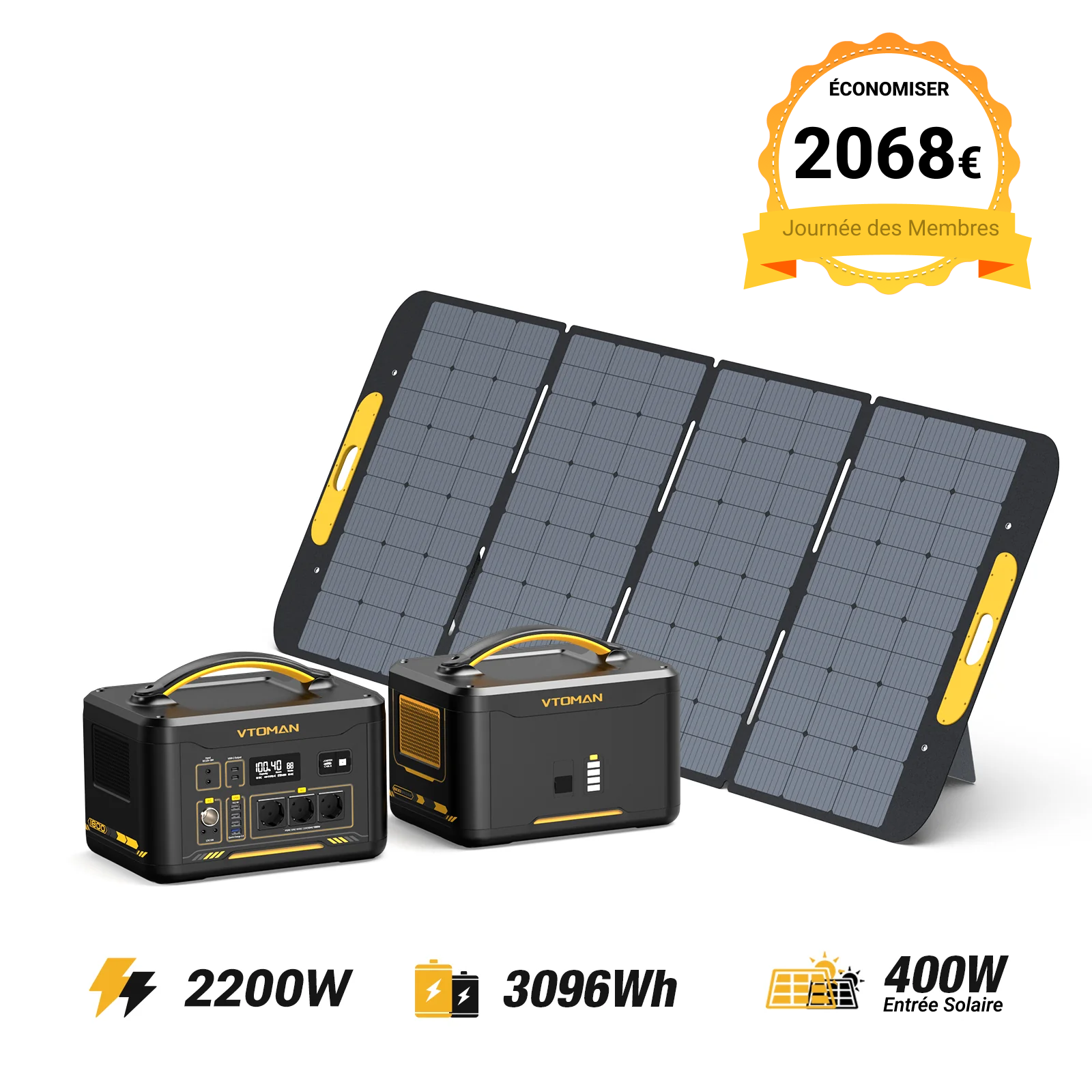 Station électrique portable VTOMAN Jump 2200