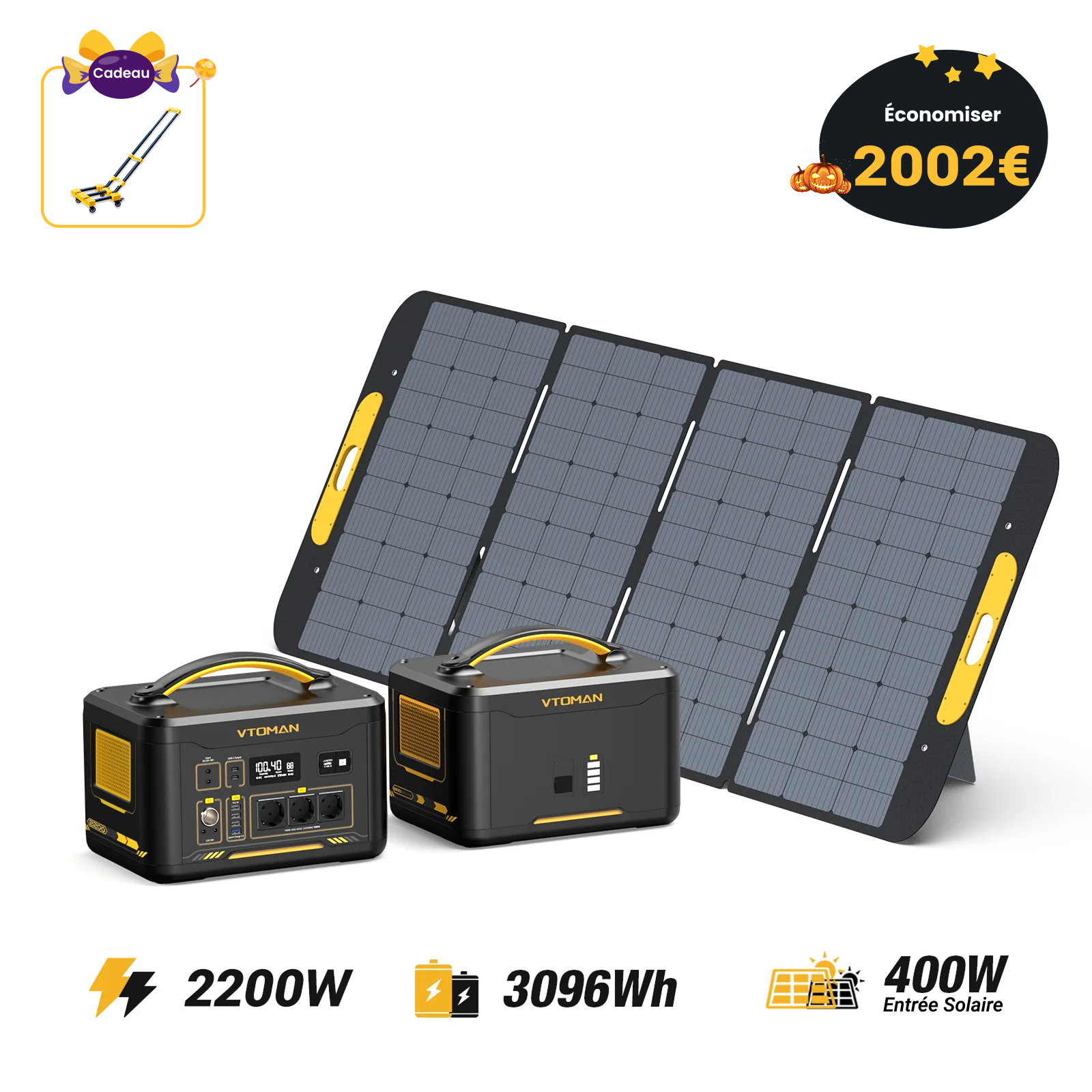 Station électrique portable VTOMAN Jump 2200