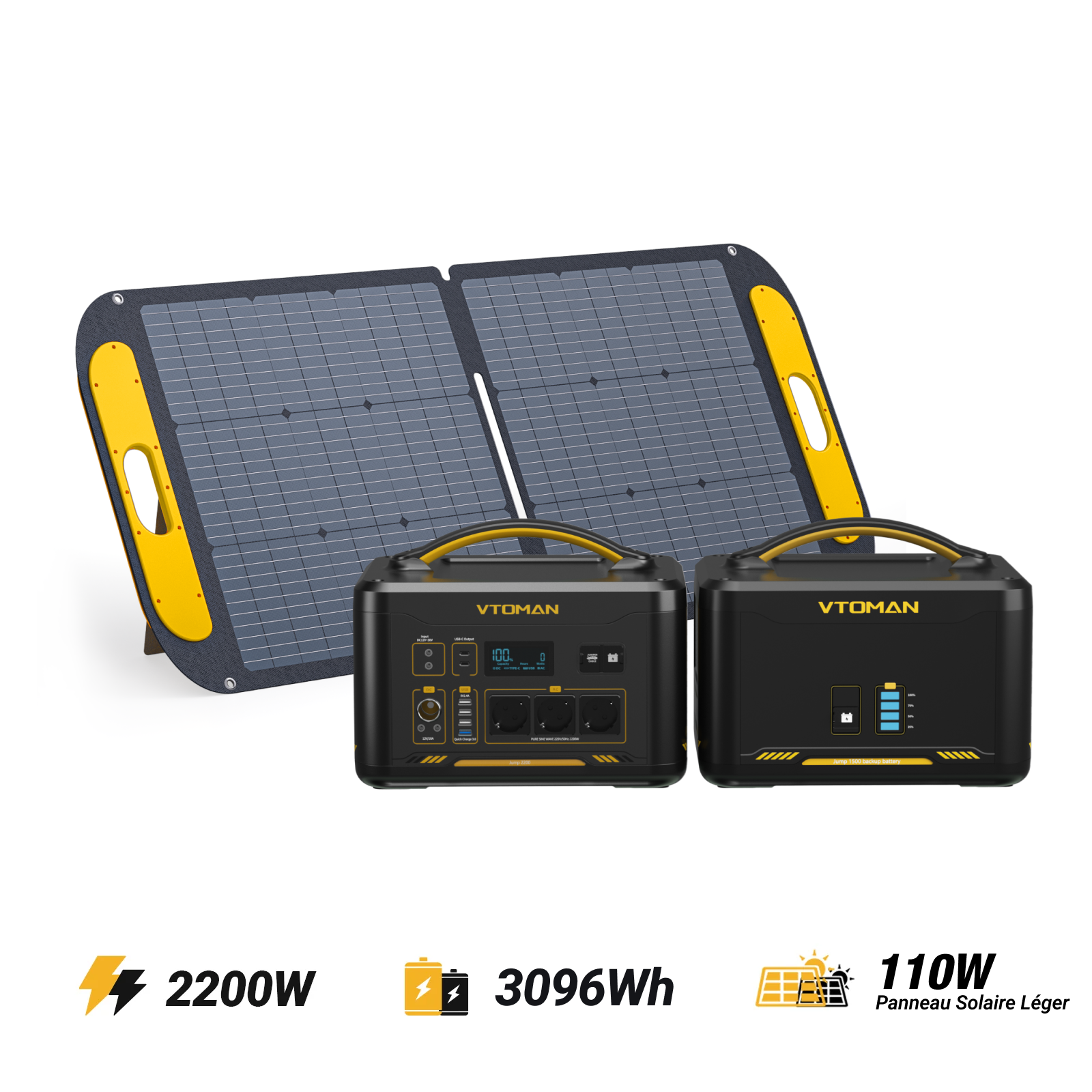 VTOMAN Jump 2200 Station Électrique Portable 1548Wh