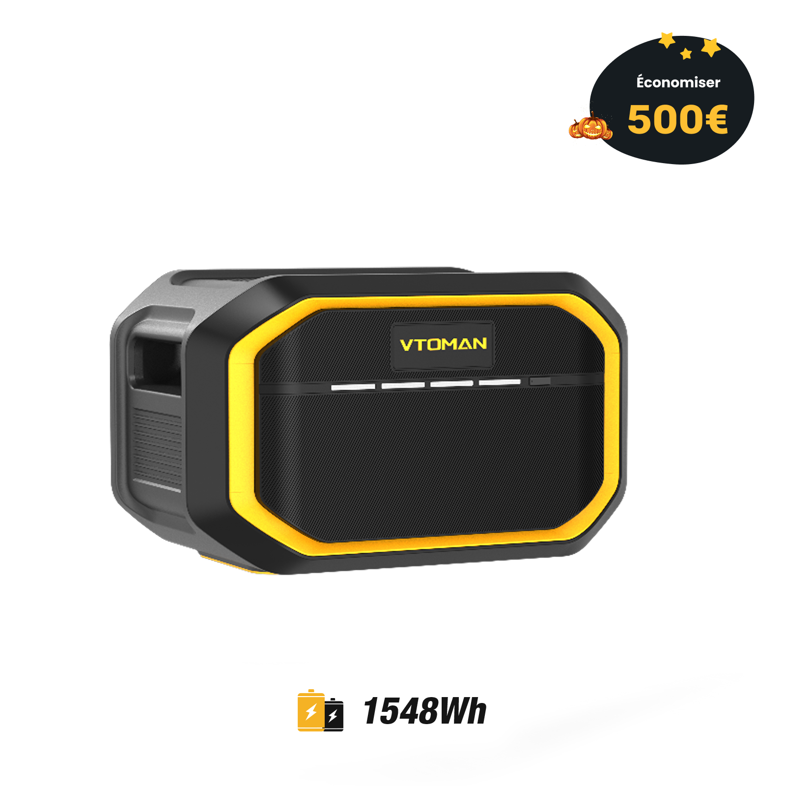 Batterie supplémentaire VTOMAN 1548Wh compatible avec FlashSpeed 1500/1000/600
