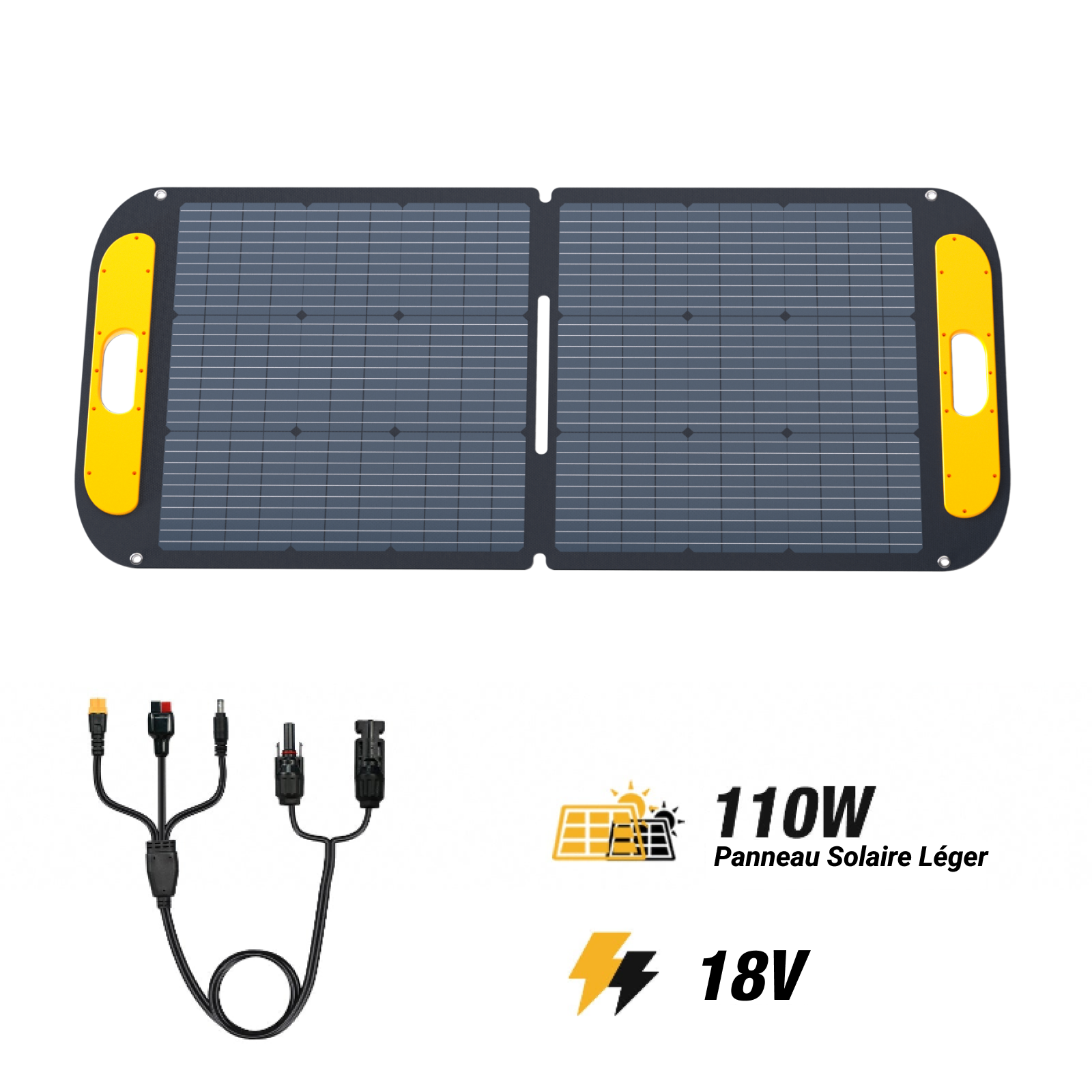 Panneau solaire pliable et léger VTOMAN 110 W