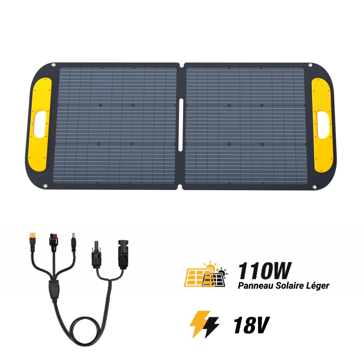 Panneau solaire pliable et léger VTOMAN 110 W